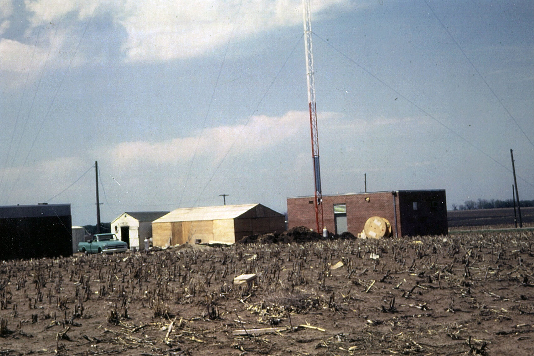 KDCR building in 1970s